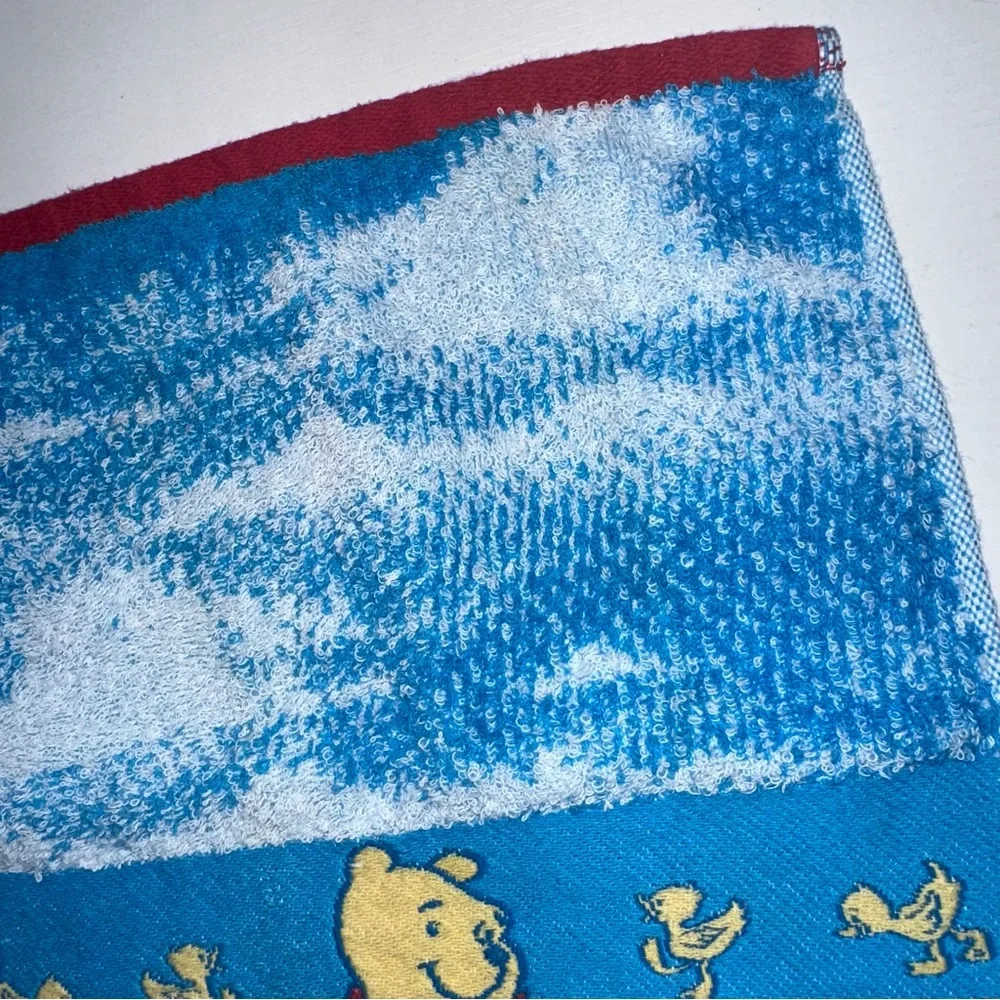 Y2K Disney Pooh Bear & Clouds Wash Rag Set